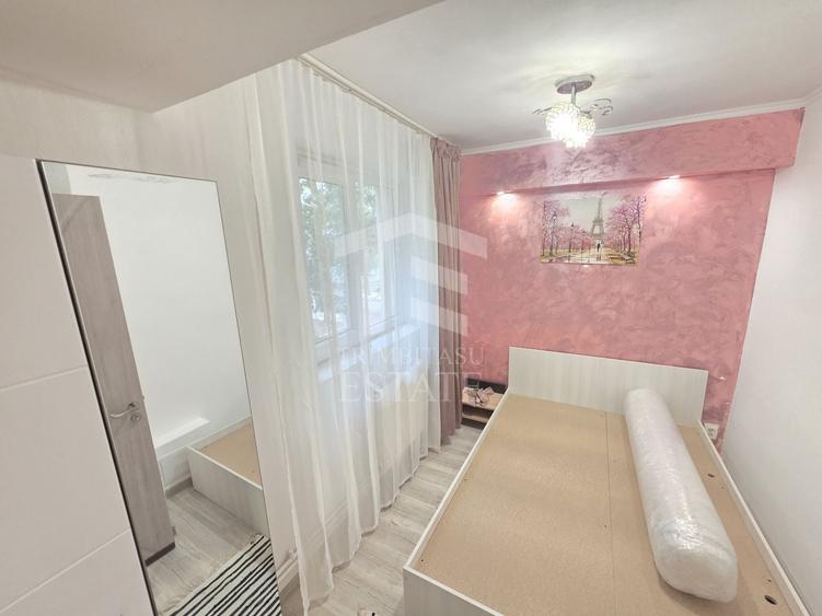 Apartament cu 3 camere semidecomandat, mobilat în Baicului