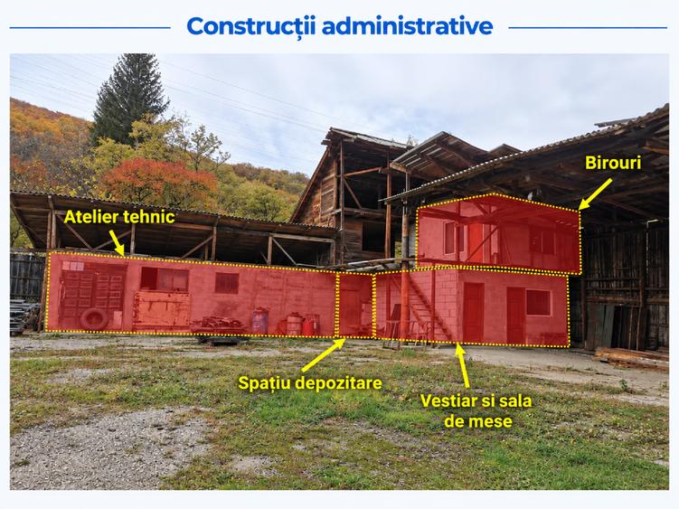 Spațiu industrial, 1350 mp în Chirlești