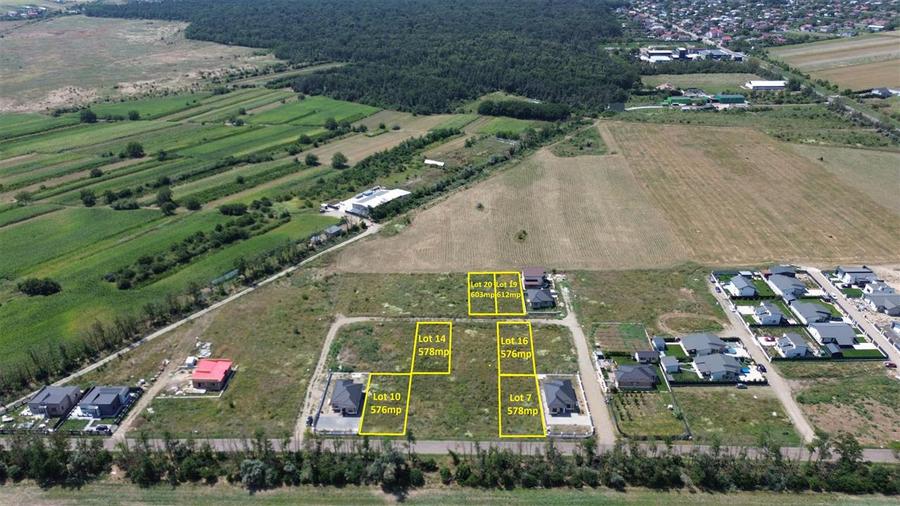Teren Construcții intravilan de 576 mp, în Exterior Nord