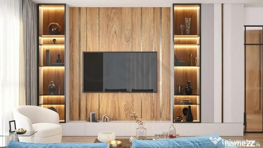 Apartament cu 4 camere semidecomandat în Nord