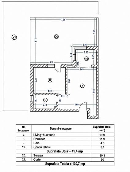 Apartament cu 2 camere decomandat în Mamaia-Sat