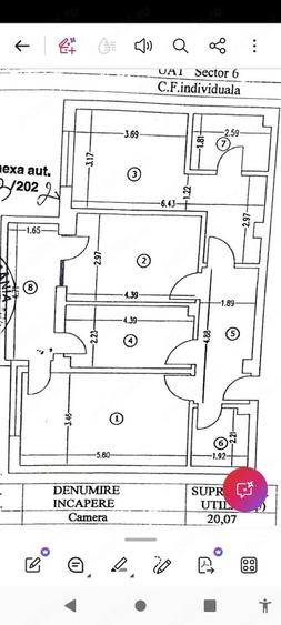 Apartament cu 3 camere decomandat, mobilat în Militari