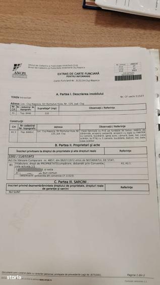 Casă cu 4 camere în Gruia