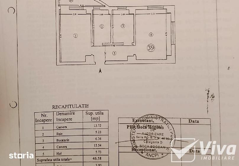CUG - Ideal Residence! Ap 2 CD, et 8/11, 51 mp, mobilat si utilat - 7