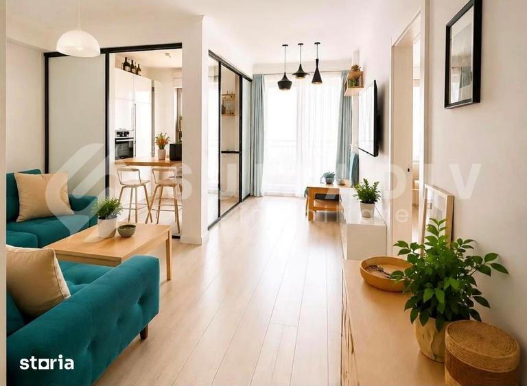 Apartament cu 2 camere în Între Lacuri