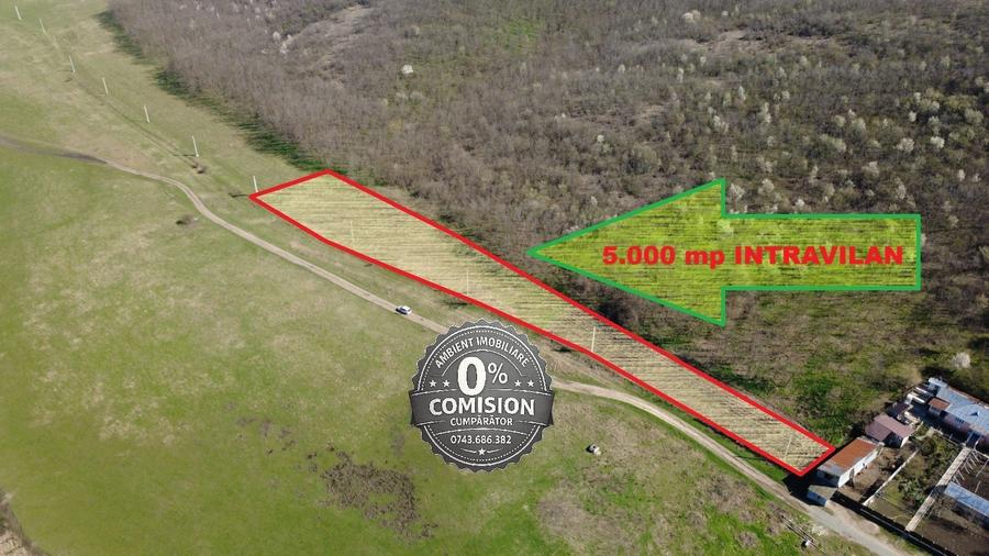 Teren agricol intravilan de 5000 mp, în Central