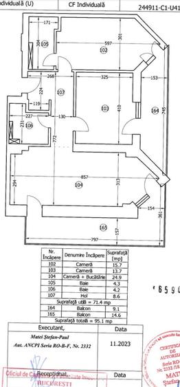 Apartament cu 3 camere decomandat, mobilat în 13 Septembrie