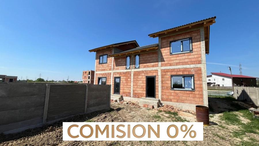 Duplex cu 3 camere cu Canalizare în Moșnița Nouă