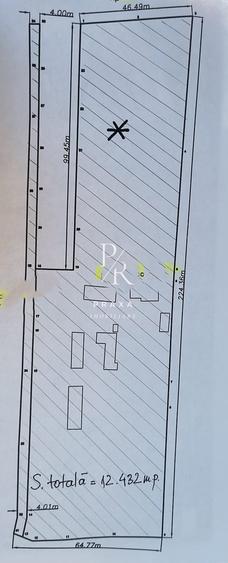 Teren Construcții intravilan de 12432 mp, în Florești