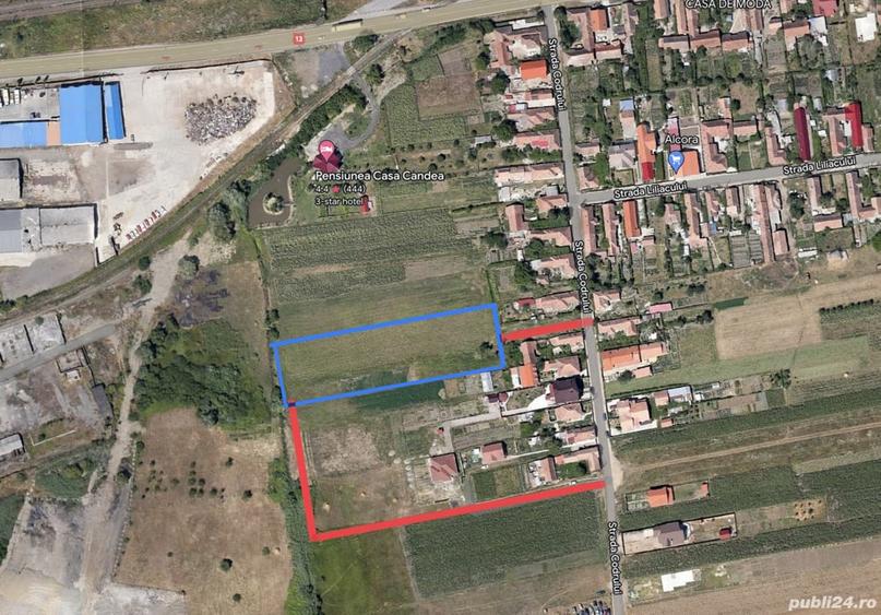 Teren de 4550 mp, în Albești