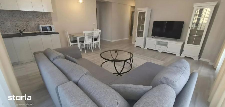 Apartament cu 3 camere, mobilat în City Park Mall