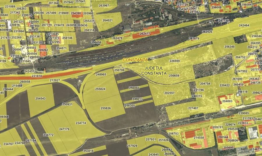 Teren Construcții intravilan de 4500 mp, în Zona Industrială