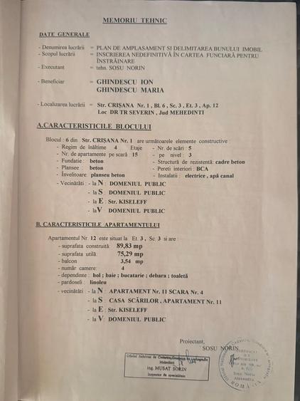 Apartament cu 4 camere decomandat în Gura Văii