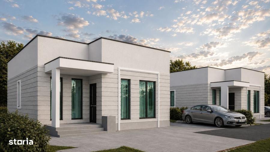 Casă cu 2 camere cu Teren 250 Mp în Cernica