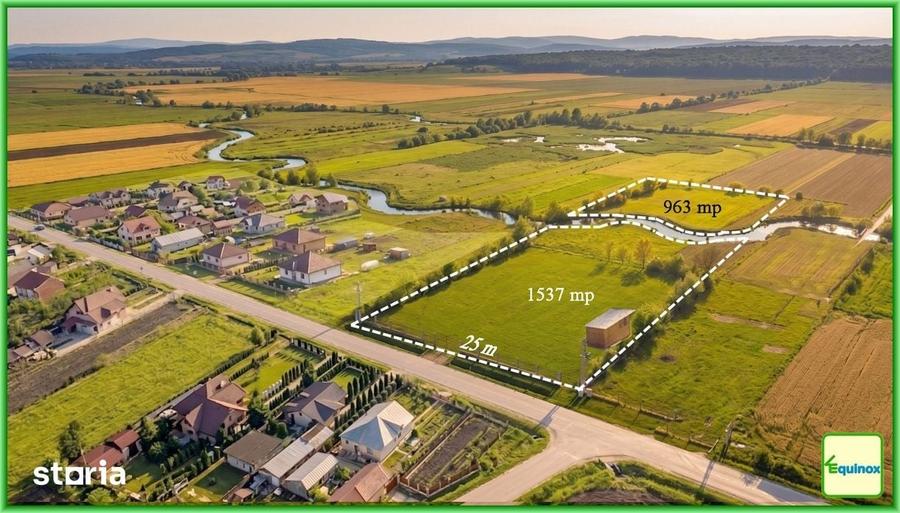 Teren de 2500 mp, în Râfov
