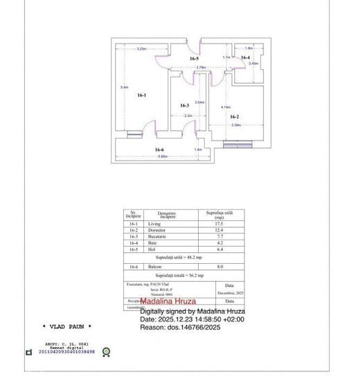 Apartament cu 2 camere în Sud
