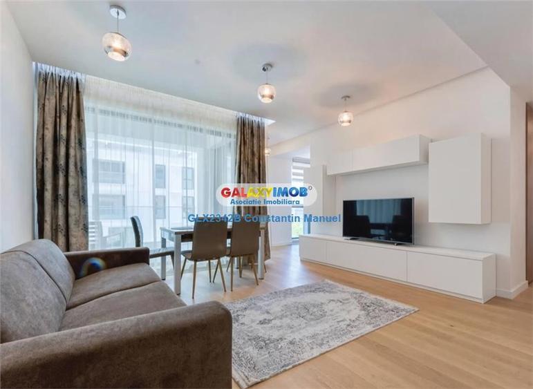 Apartament cu 2 camere decomandat, mobilat în Herăstrău