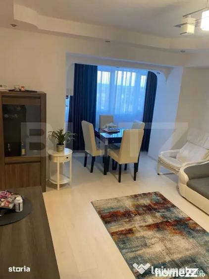 Apartament 3 camere, bloc PP, 62 mp, renovat, mobilat, zona - 14