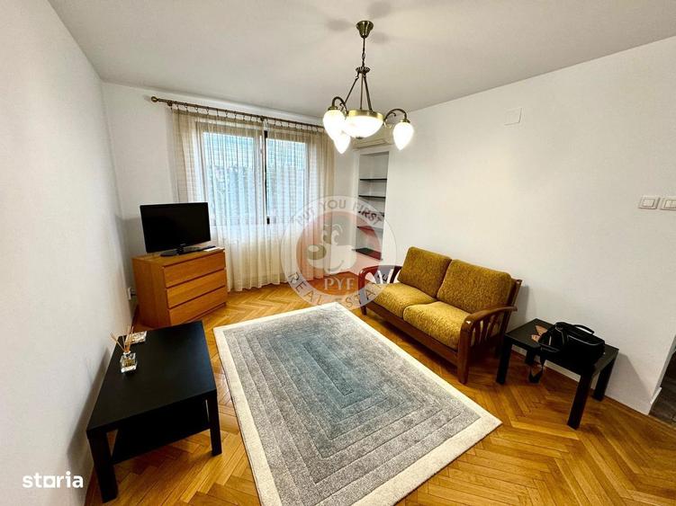 Apartament cu 2 camere semidecomandat, mobilat în Cotroceni