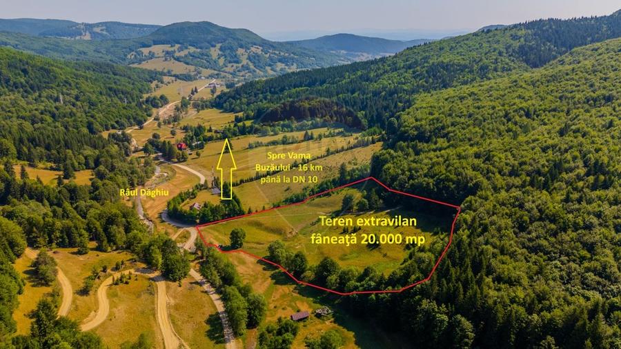Teren agricol extravilan de 20000 mp, în Dălghiu