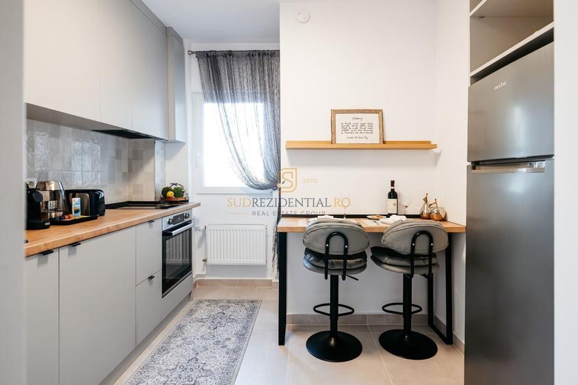 Apartament cu 2 camere semidecomandat, mobilat în Națiunile Unite