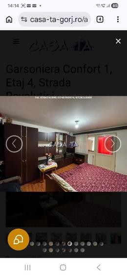 Garsonieră decomandată în 9 Mai