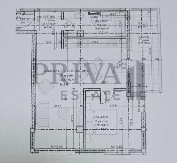 Apartament cu 2 camere semidecomandat, mobilat în Aradului