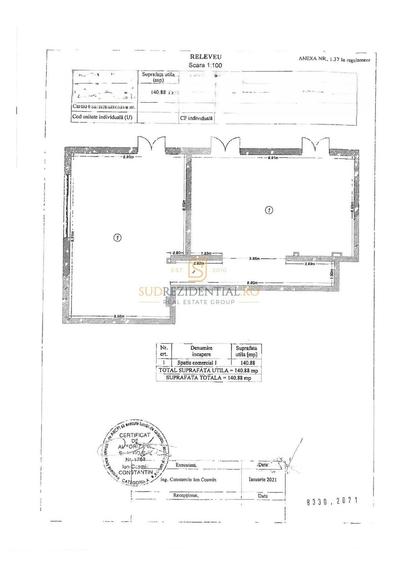 Spațiu comercial, de 140 mp, în Central