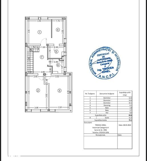 Casă cu 4 camere cu Teren 450 Mp în Moara Vlăsiei
