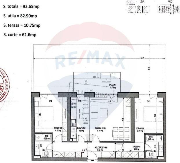 Apartament cu 3 camere decomandat în Aviației
