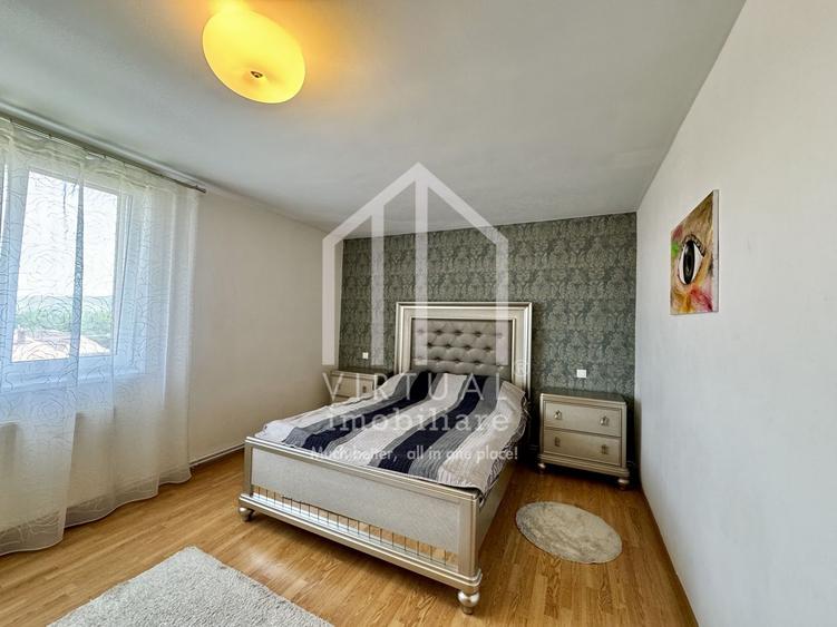 Apartament cu 3 camere semidecomandat, mobilat în Terezian