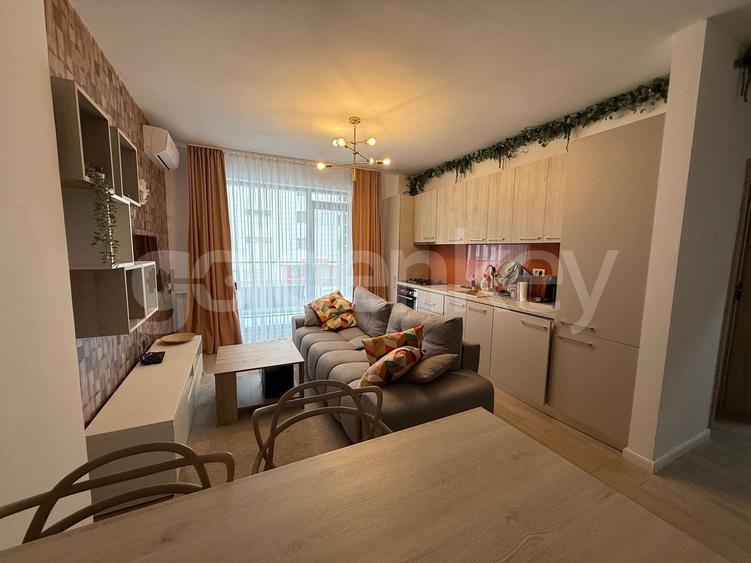 Apartament cu 2 camere semidecomandat, mobilat în Nord — fotografia 3