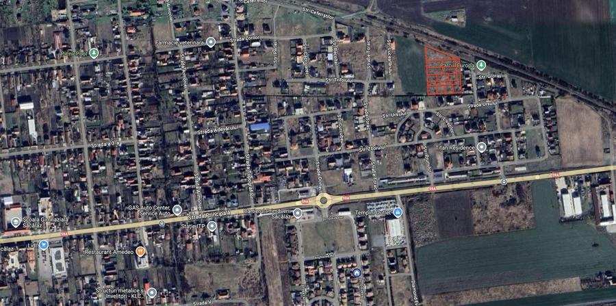 Teren Construcții intravilan de 532 mp, în Săcălaz
