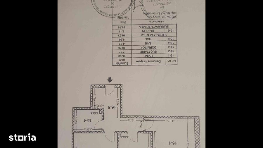 Apartament cu 2 camere în Central