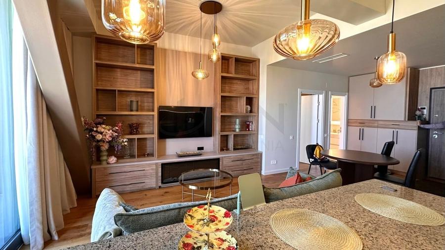 REA1028848 Apartament 2 camere complet mobilat Aviatiei metrou - 1