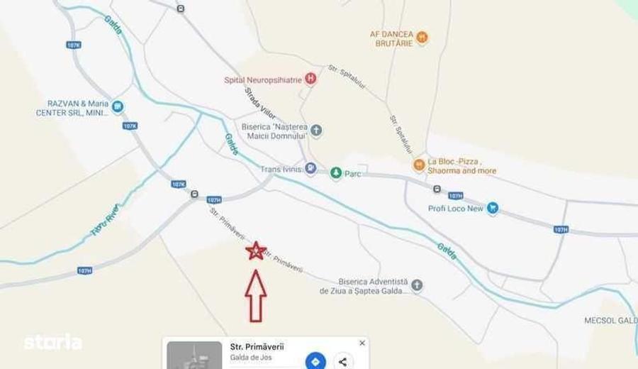Teren de 6400 mp, în Galda de Jos