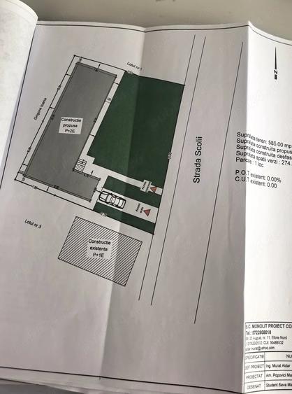 Teren de 585 mp, în Central