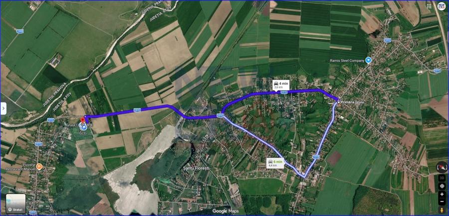 Teren Construcții intravilan de 477 mp, în Gruiu