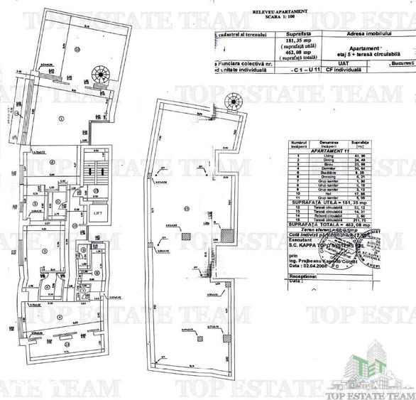 Apartament cu 4 camere decomandat, mobilat în Polonă