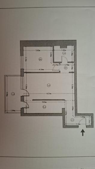 Apartament cu 2 camere decomandat în P-ta Presei Libere