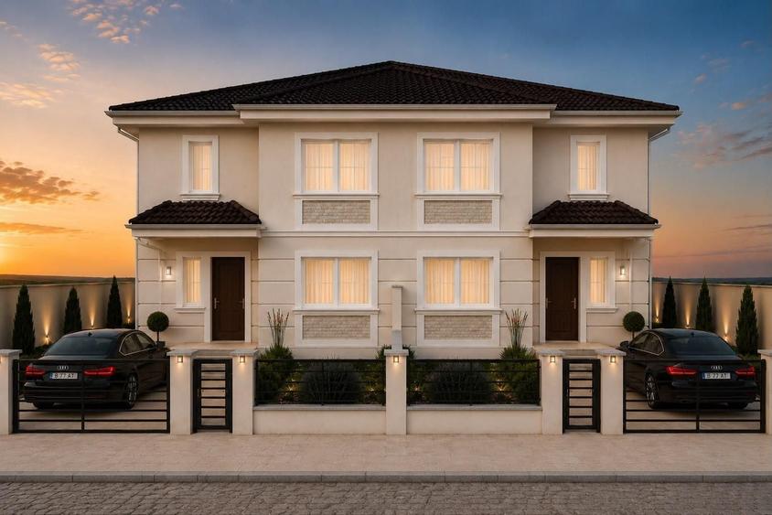 Duplex cu 5 camere cu Canalizare în Săcălaz
