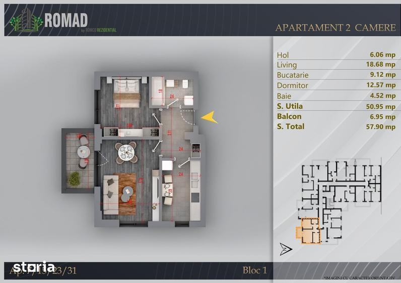 2 camere Theodor Pallady, Ansamblu deosebit PREMIUM,Metrou&STB,Profita - 6