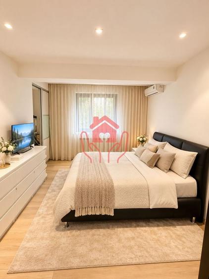 Apartament cu 3 camere decomandat, mobilat în Herăstrău