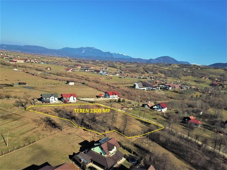 Teren Construcții intravilan de 2300 mp, în Bran