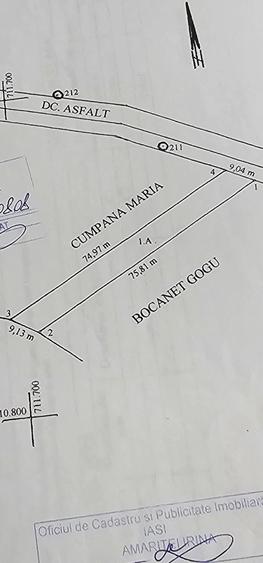 Teren de 600 mp, în Pocreaca