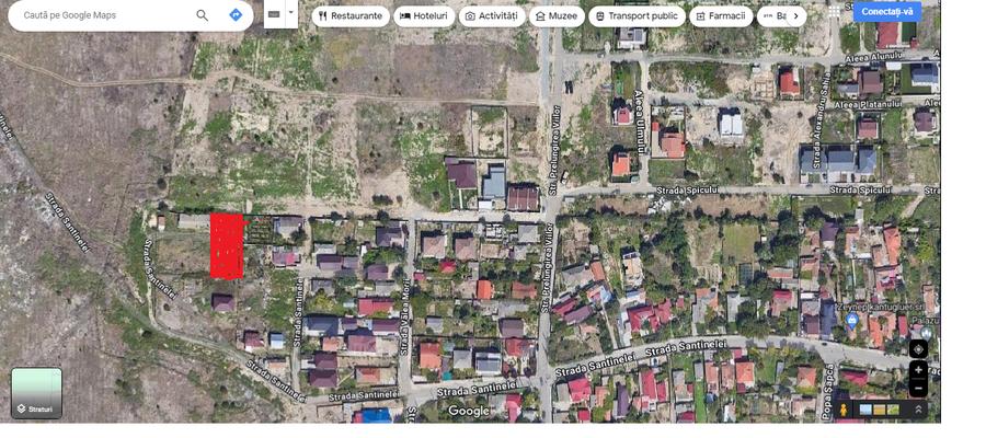 Teren Construcții intravilan de 600 mp, în Palazu Mare