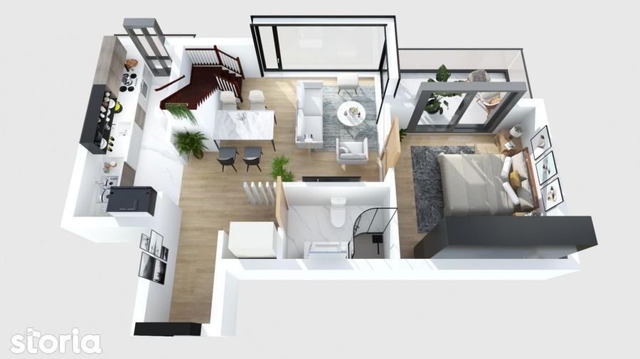 Apartament cu 4 camere în Ștefan cel Mare