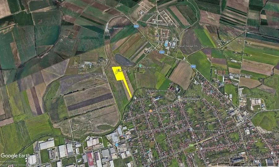 Teren de 37300 mp, în Gai