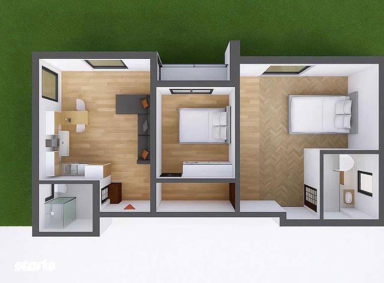 Apartament cu 3 camere în Central