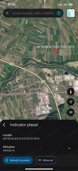 Teren de 2900 mp, în Gilău